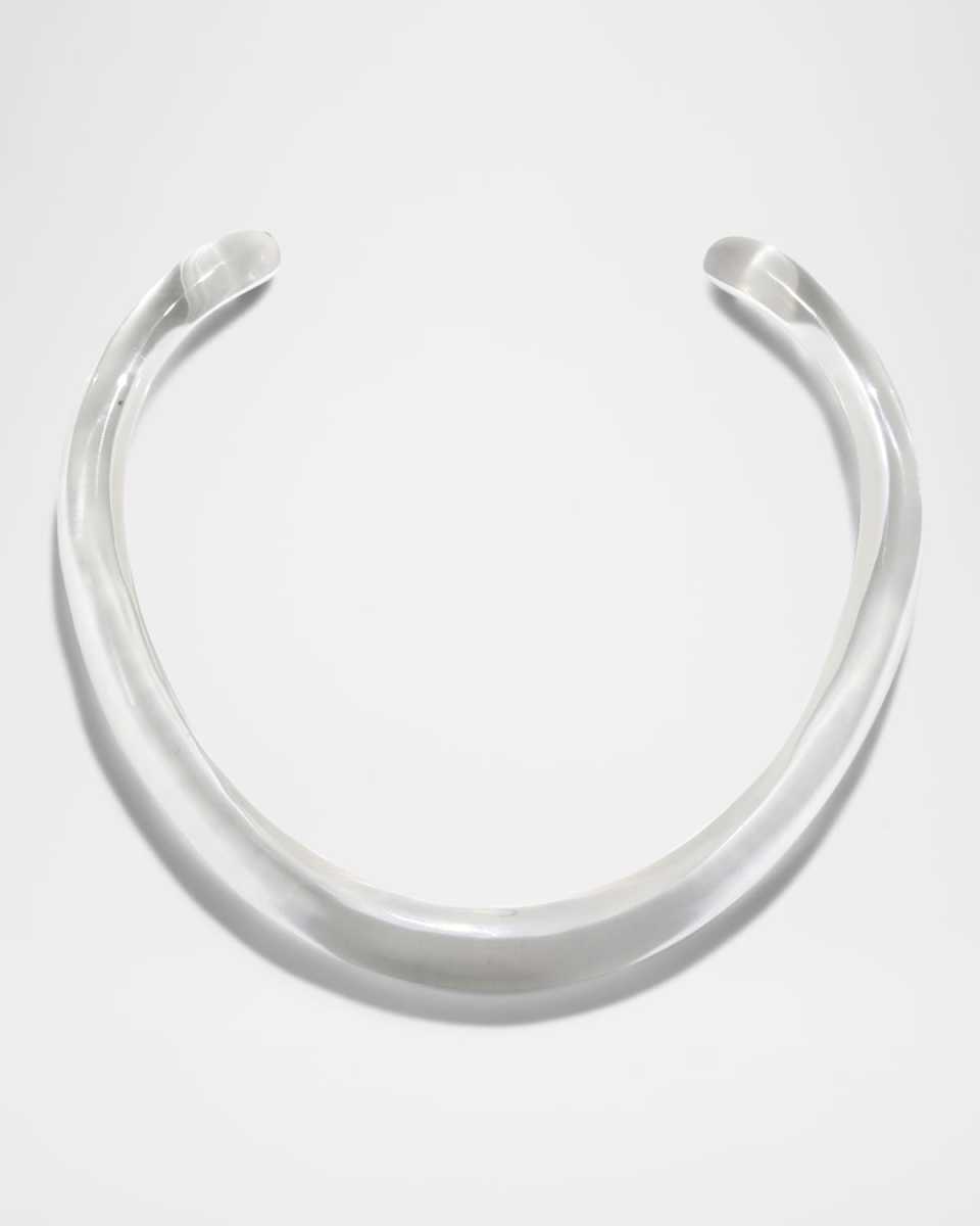 Liquid Lucite Collar Necklace